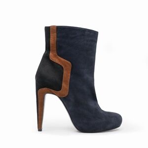 PIERRE HARDY Suede Multi-Tone Stiletto Bootie EU 37 US 7
